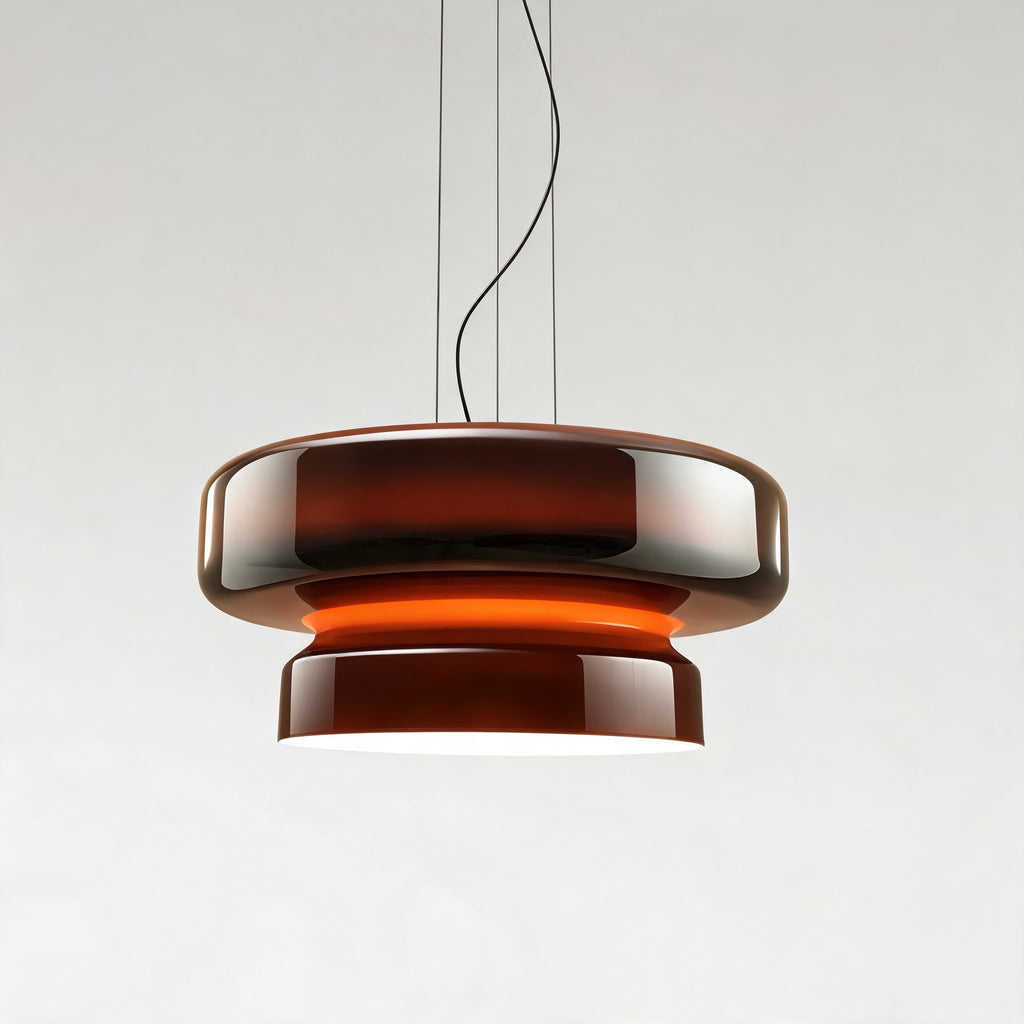 Adjustable Glass Pendant Lamp — Modern LED Ceiling Hanging Light