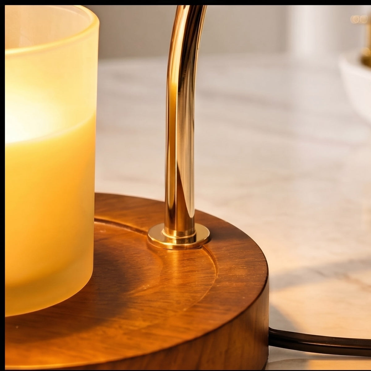 Lampada moderna da parete per sciogliere la cera — luce alogena, dimmer regolabile, alimentazione CA 90-260V