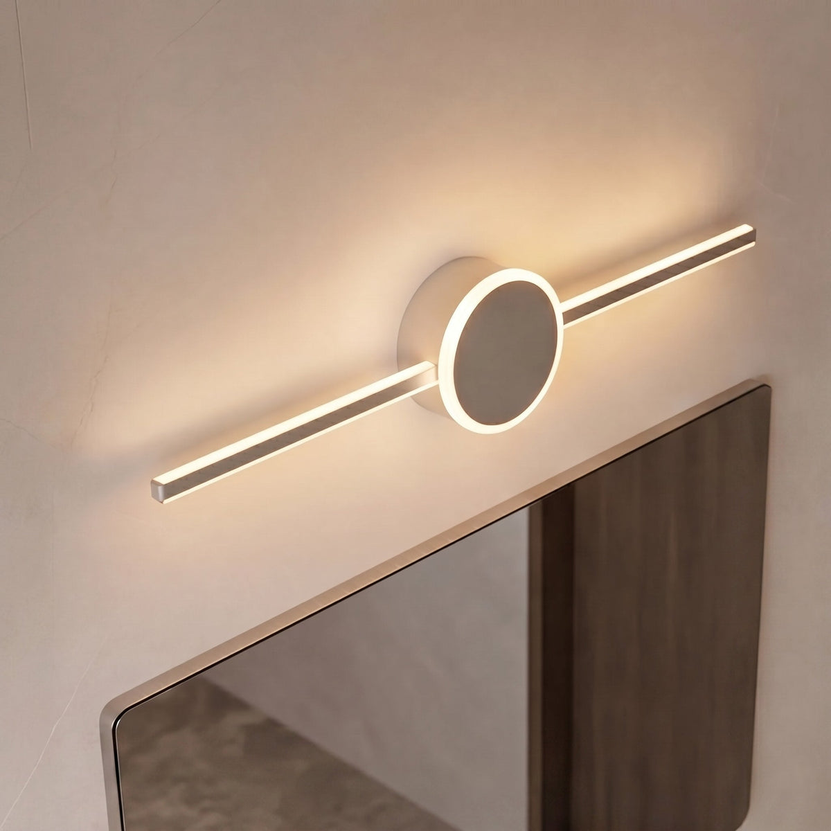 Moderne LED-væglampe — justerbart design i aluminium og akryl, 3 farvetemperaturer