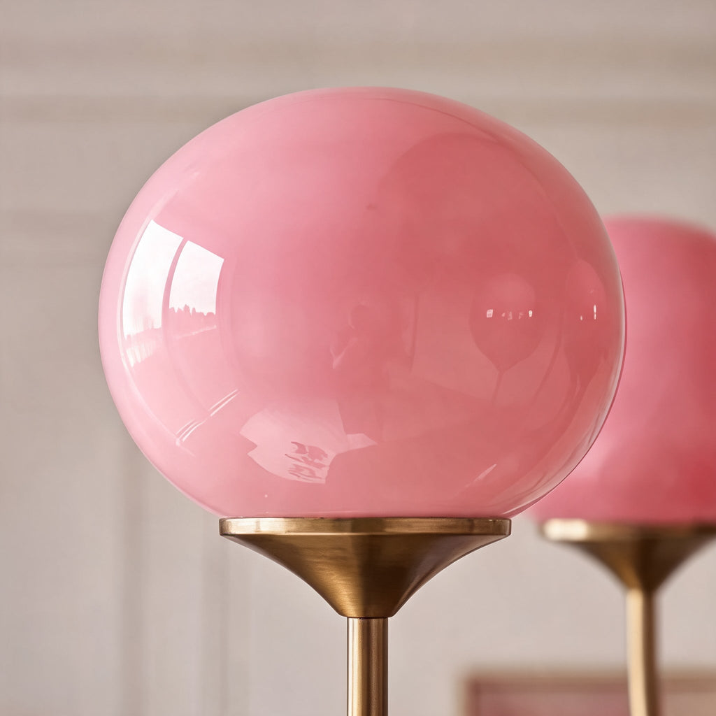 Lámpara colgante moderna de araña con brazo ajustable — luminaria con pantalla de cristal