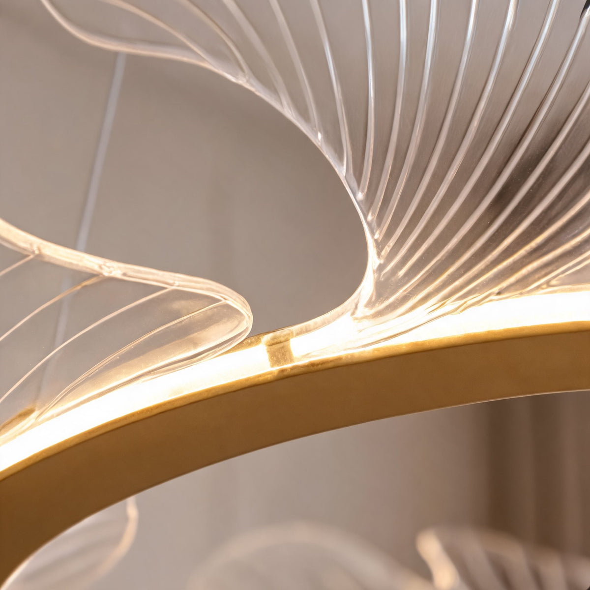 Modern, 3 fényforrásos LED-csillár - állítható üvegárnyékolós mennyezeti lámpatest