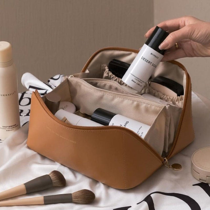 Cosmetic Bag — Elegant Design, Spacious Interior, Multi-Pocket Storage
