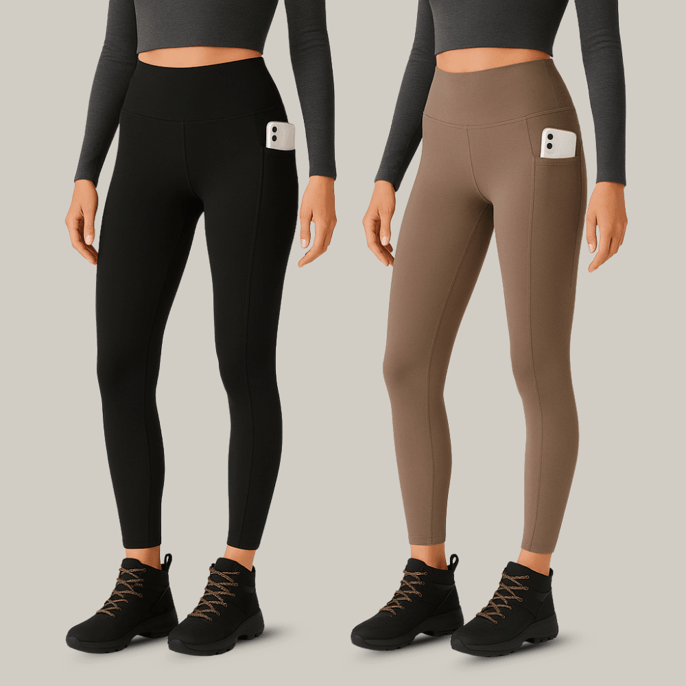 Leggings da trekking da donna a vita alta elasticizzati in tutte le direzioni