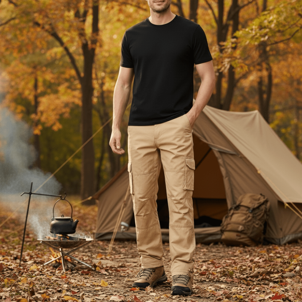 Breathable Cargo Hiking Trousers