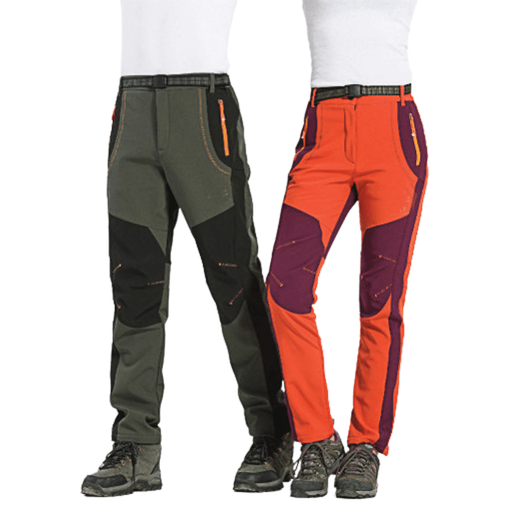 Pantaloni da escursionismo da donna imbottiti e resistenti all’acqua