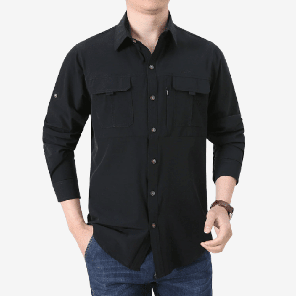 Breathable Long-Sleeve Hiking Shirt — 10.2oz Lightweight Design
