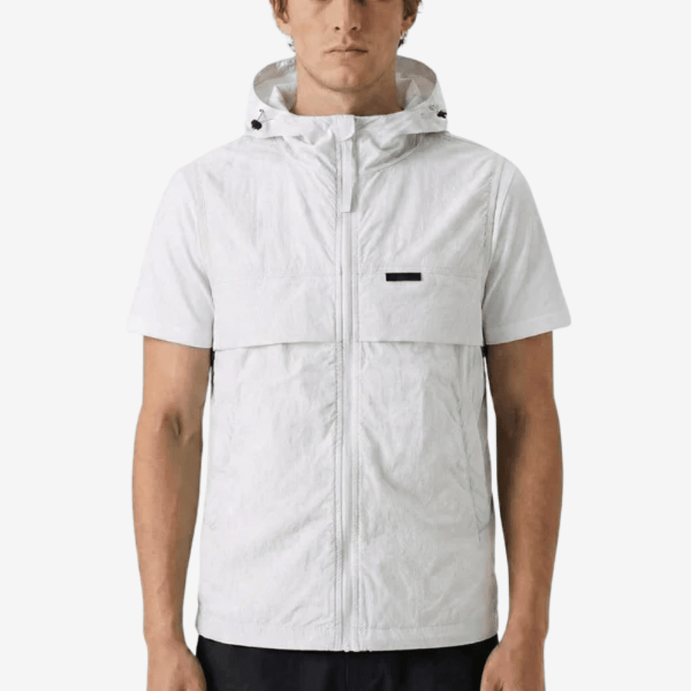 Gilet da trekking con cappuccio e senza maniche ultraleggero