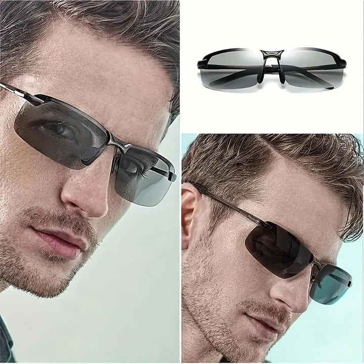 Light-Responsive Photochromic Polarized Sunglasses