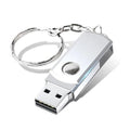 Clé USB 3.0 de 2 TB — format compact étanche, anneau pour porte-clés