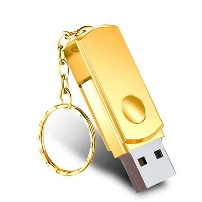 Clé USB 3.0 de 2 TB — format compact étanche, anneau pour porte-clés