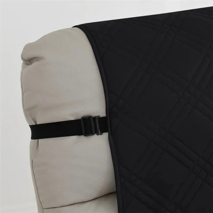 Quilted Recliner Chair Slipcover — Waterproof Armchair Cover