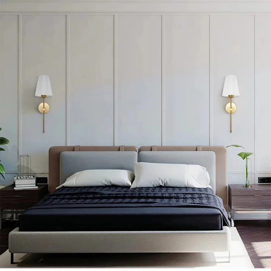 Drahus 2-Pack Wireless Wall Lamps