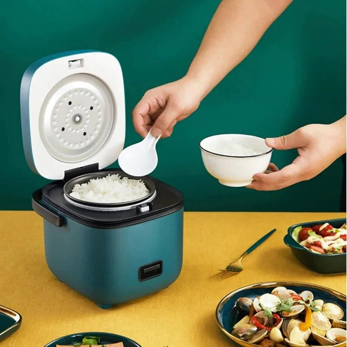 Mini rizsfőző - 1.2 Qt kapacitású, tapadásmentes edény