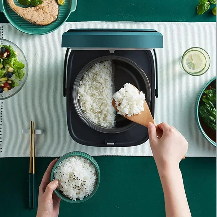 Mini rizsfőző - 1.2 Qt kapacitású, tapadásmentes edény
