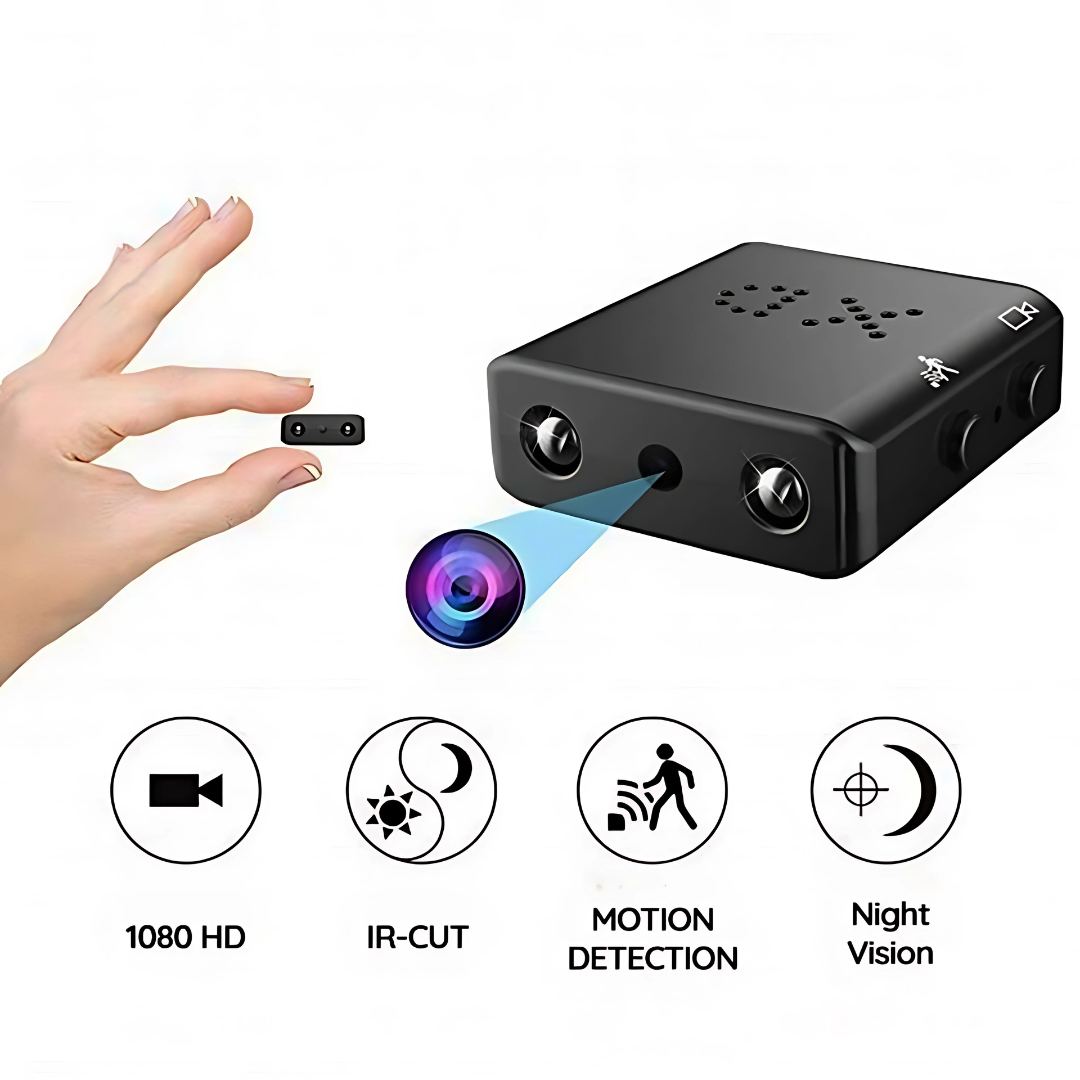Mini Wireless HD Security Camera — 1080P, Motion Detection, Night Mode