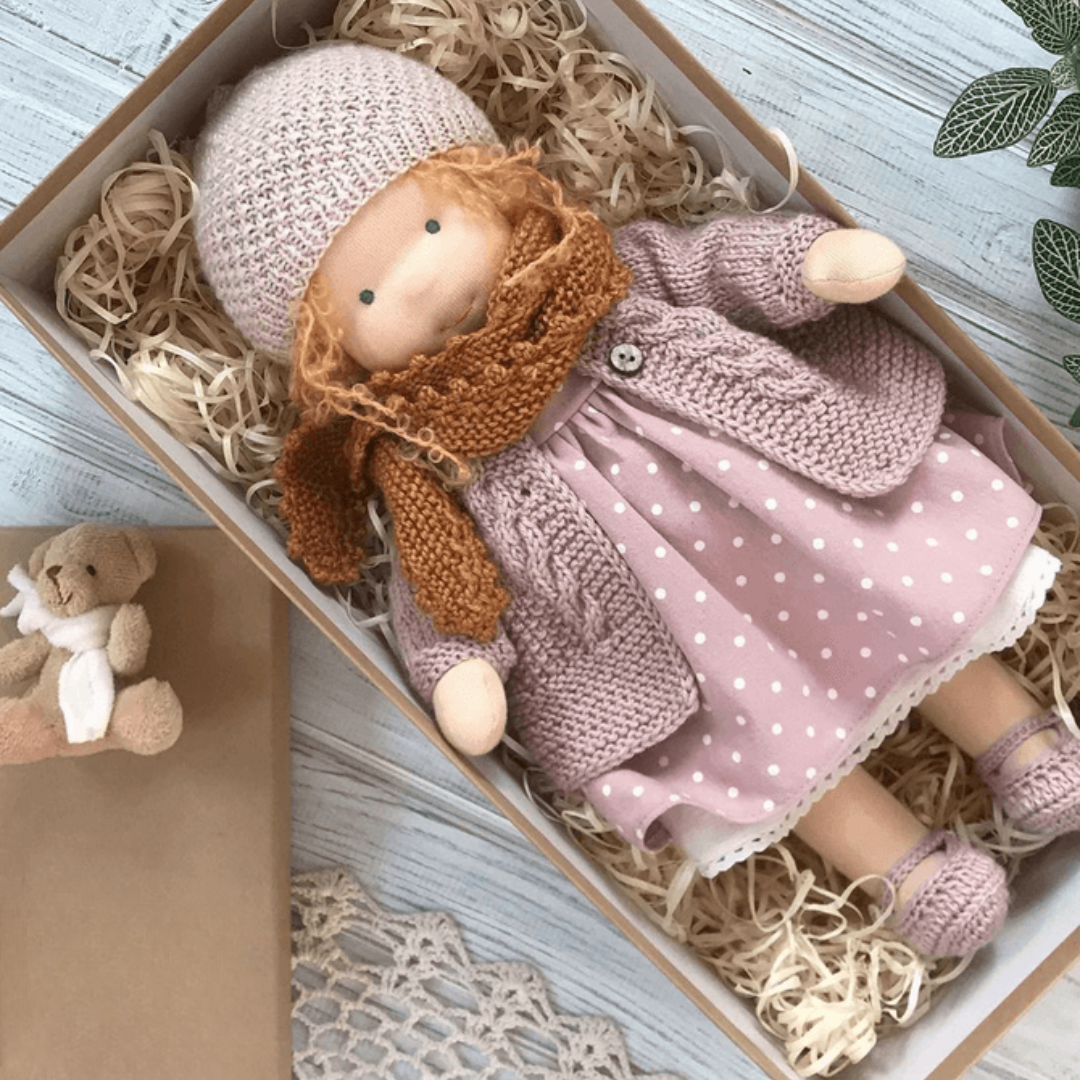 Soft Handmade Plush Waldorf Companion Doll