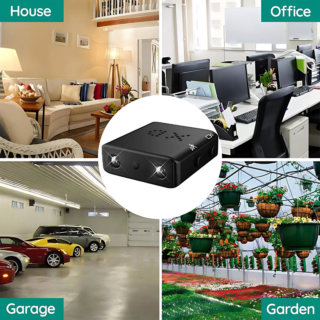 Mini Wireless HD Security Camera — 1080P, Motion Detection, Night Mode