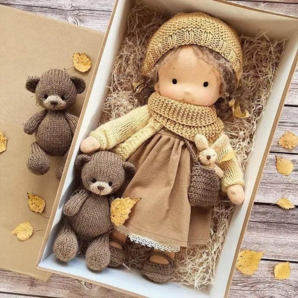 Soft Handmade Plush Waldorf Companion Doll