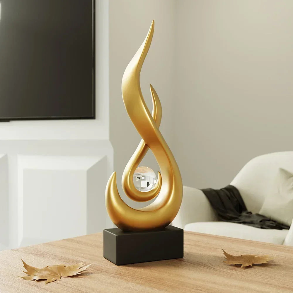 Serenity Abstract Sculpture – Modern Statement Art Piece