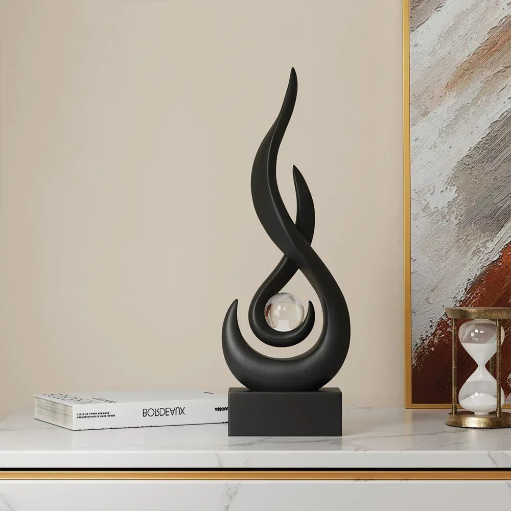 Serenity Abstract Sculpture – Modern Statement Art Piece