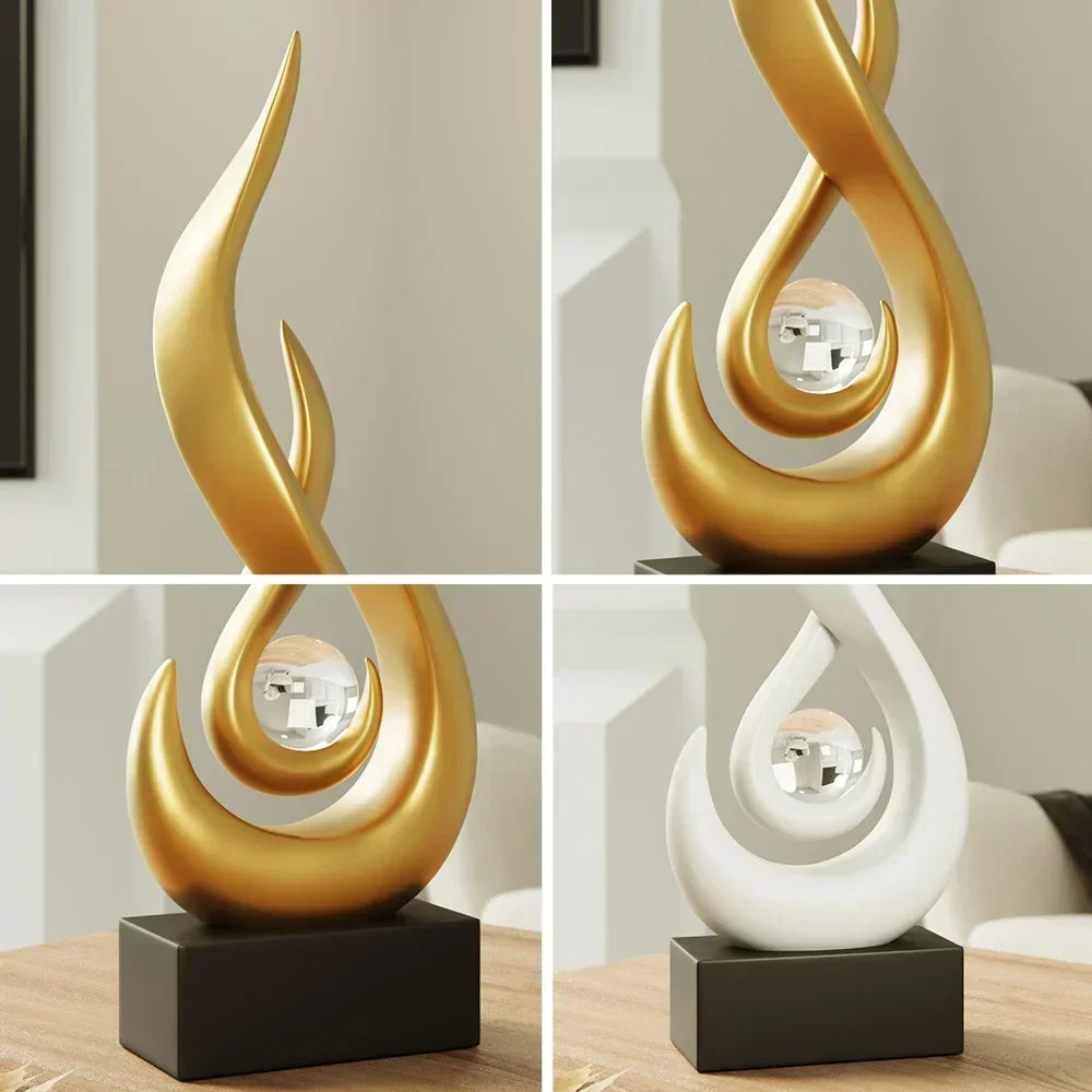 Serenity Abstract Sculpture – Modern Statement Art Piece