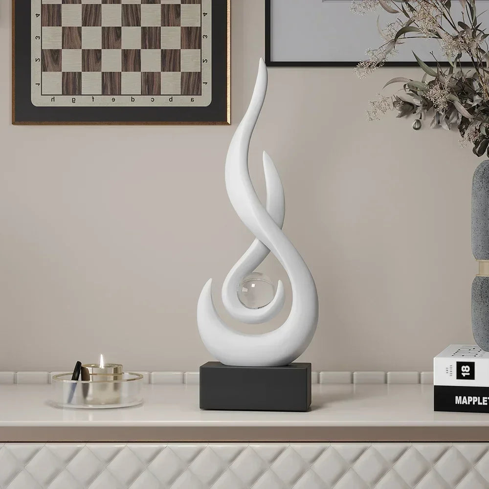 Serenity Abstract Sculpture – Modern Statement Art Piece