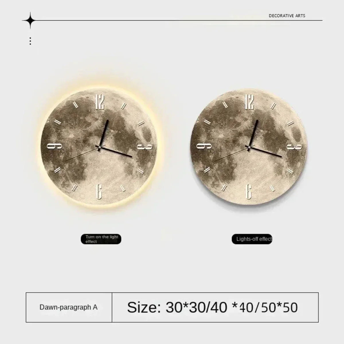 Lámpara de pared LED cuadrada — Tamaños de 30cm y 40cm