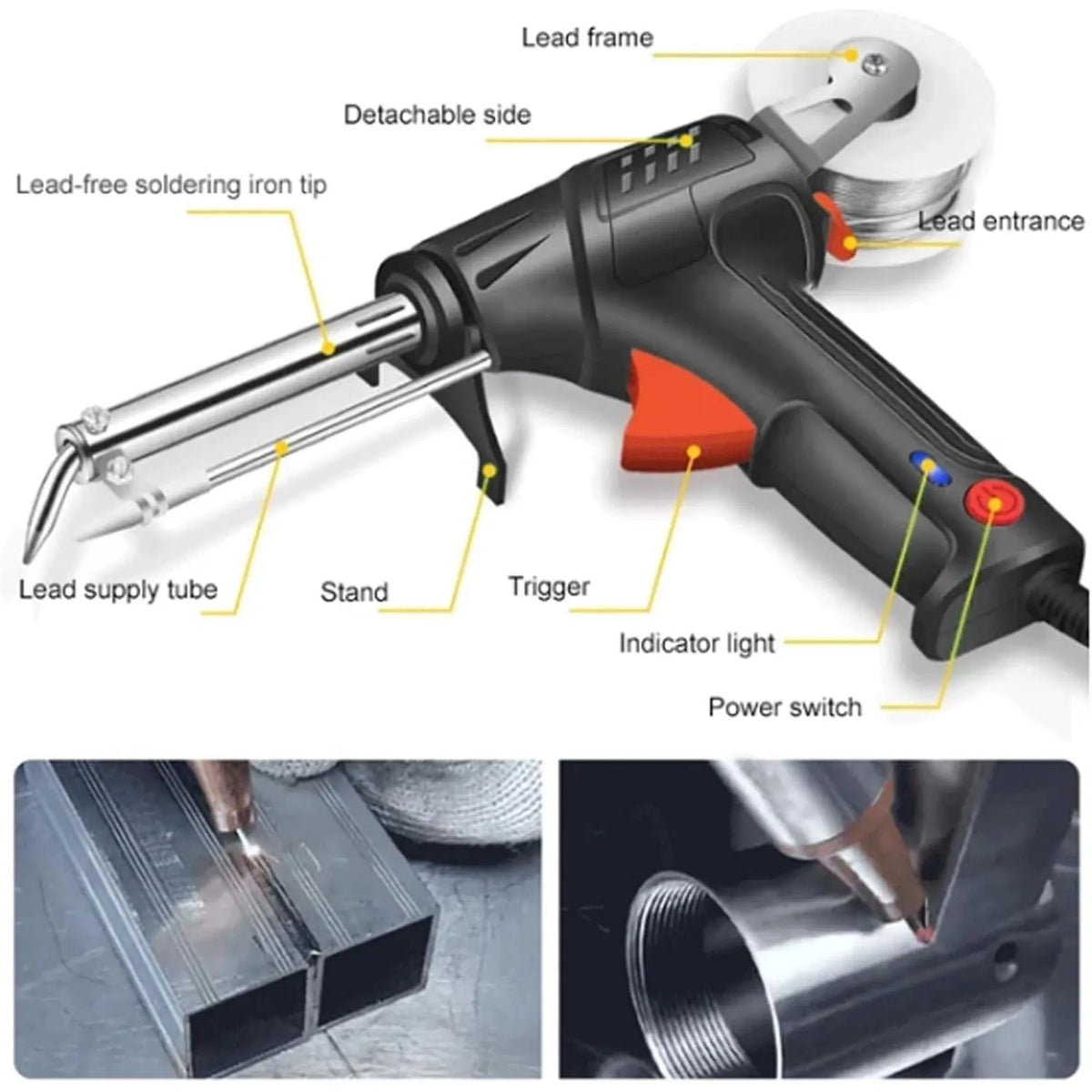WeldMaster Pro Ergonomic Welder — Precision Control, Real-Time Safety Monitoring