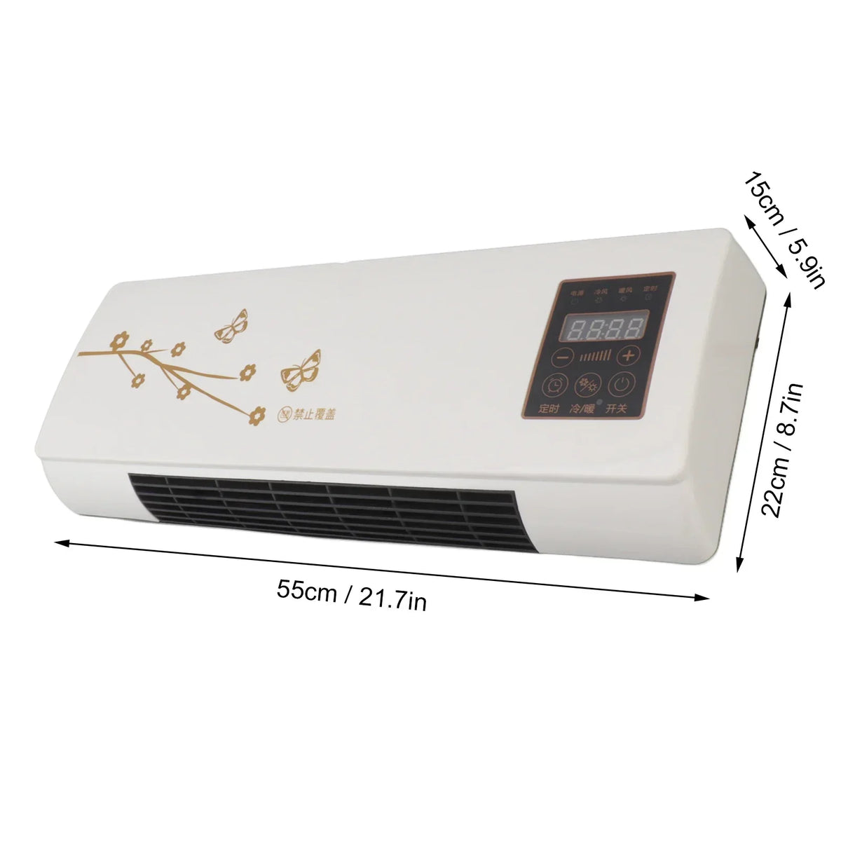 Unitate de aer condiționat CoolBreeze Mini — răcire dublă de 8000 BTU, design compact