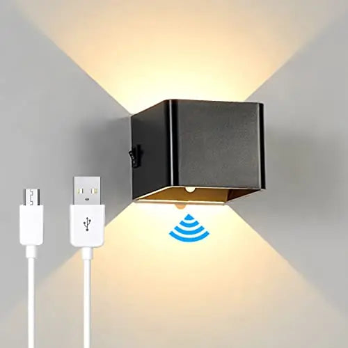 Lumina fali lámpa — vezeték nélküli, USB-ről tölthető fali világítás
