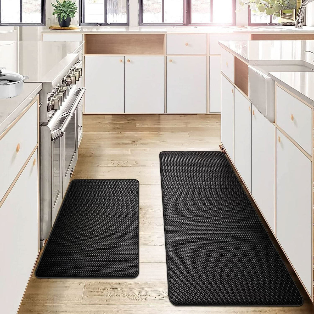 KitchenMat ergonomikus, kényelmes szőnyeg — csúszásmentes talp, formázott párnázás