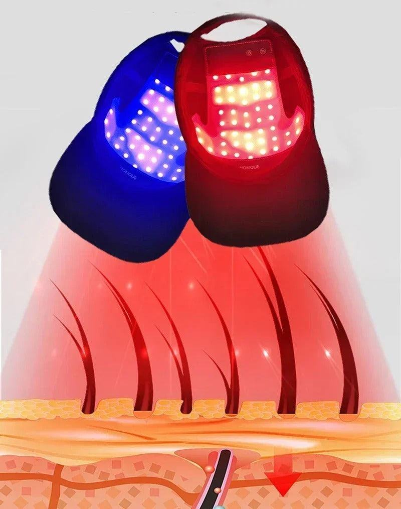 HairGlow Pro vörösfényes fejbőrterápiás sapka
