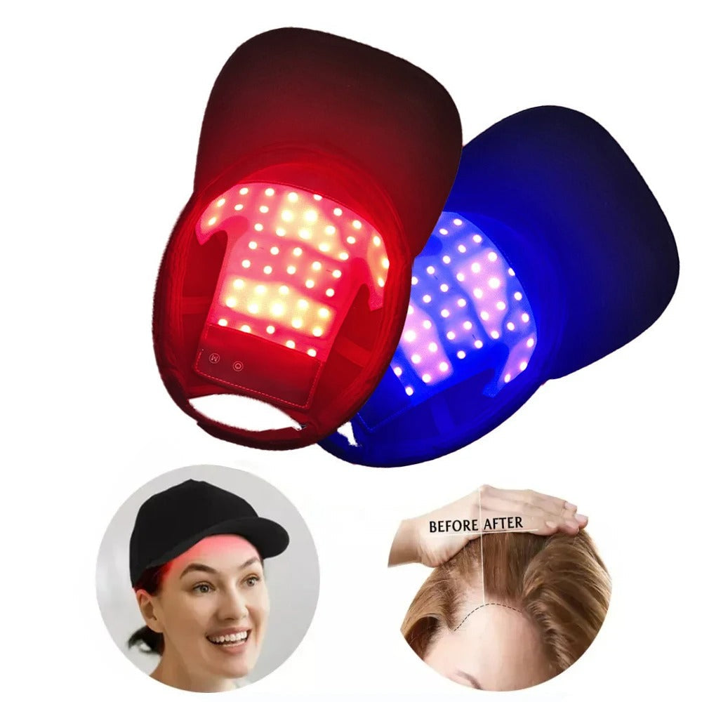 Touca de terapia de luz vermelha infravermelha HairGlow Pro