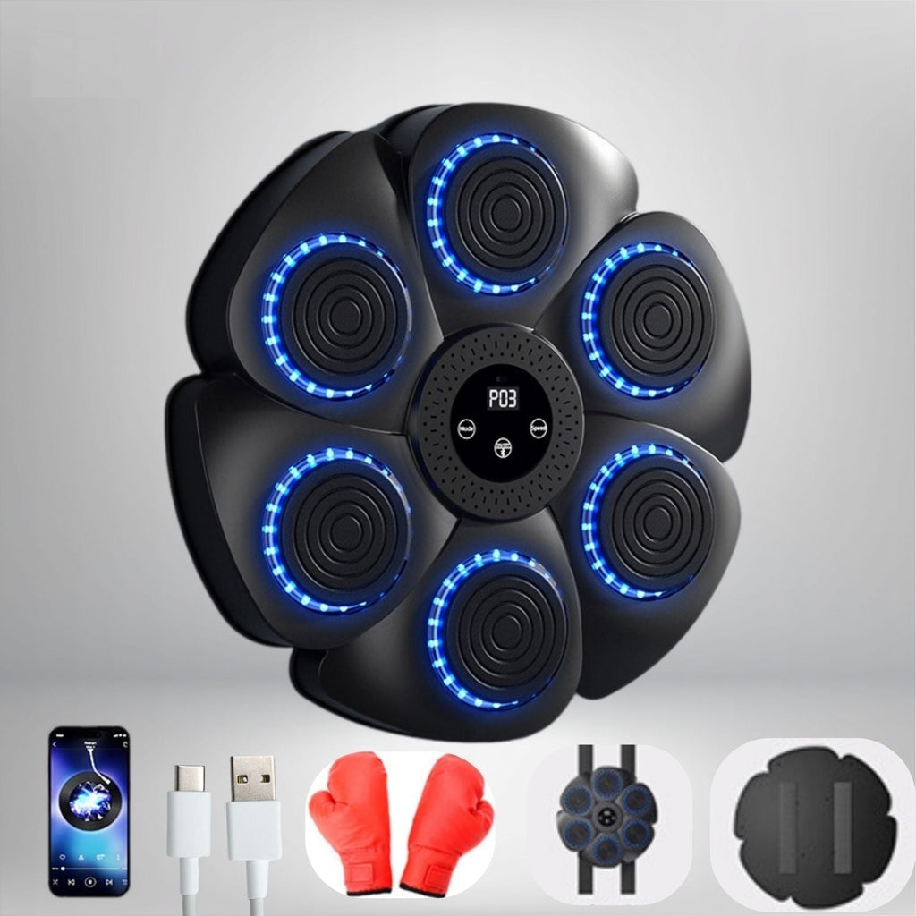 PunchTech interaktiv smart boksemaskine — Bluetooth-musiksynkronisering, smarte træningstilstande