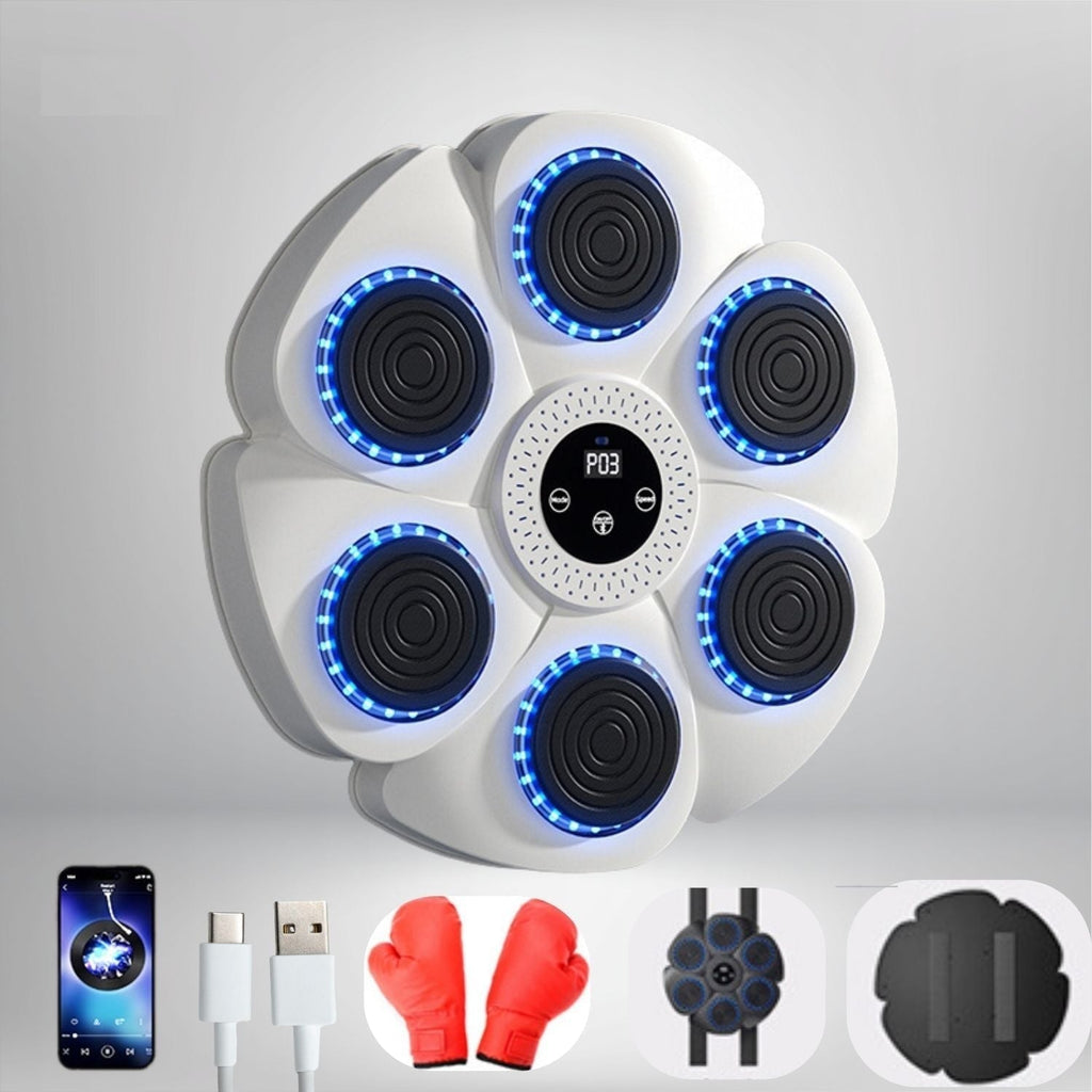 PunchTech interaktiv smart boksemaskine — Bluetooth-musiksynkronisering, smarte træningstilstande