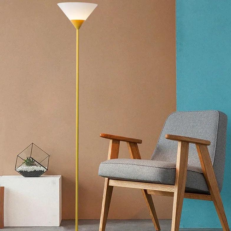 Moderne minimalistische schwarze LED-Stehlampe | boxzora