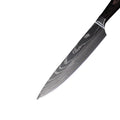 Cuchillo de chef de acero de Damasco | hoja de 20 cm, mango ergonómico de resina y construcción de 67 capas