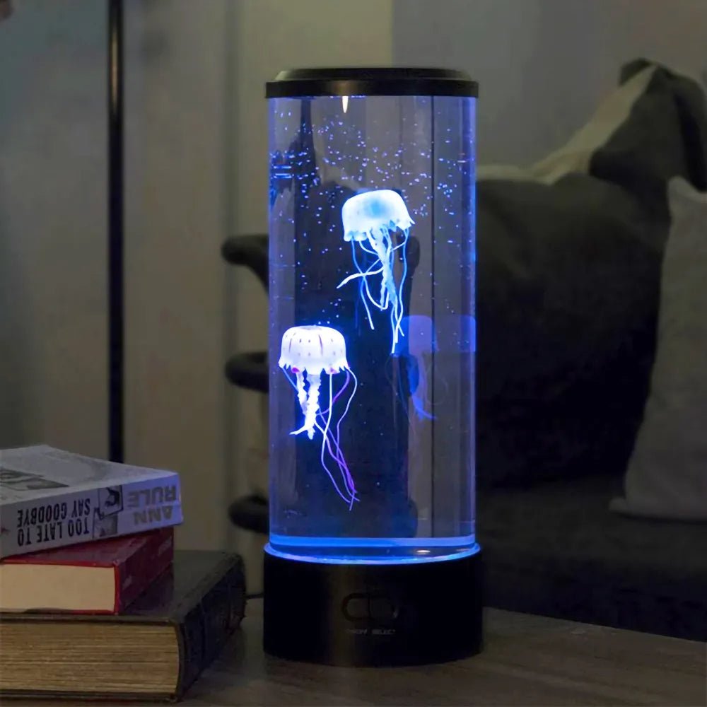 Lampada a meduse TIDELIGHT — Atmosfera ispirata all'oceano, movimento realistico delle meduse, illuminazione LED rilassante