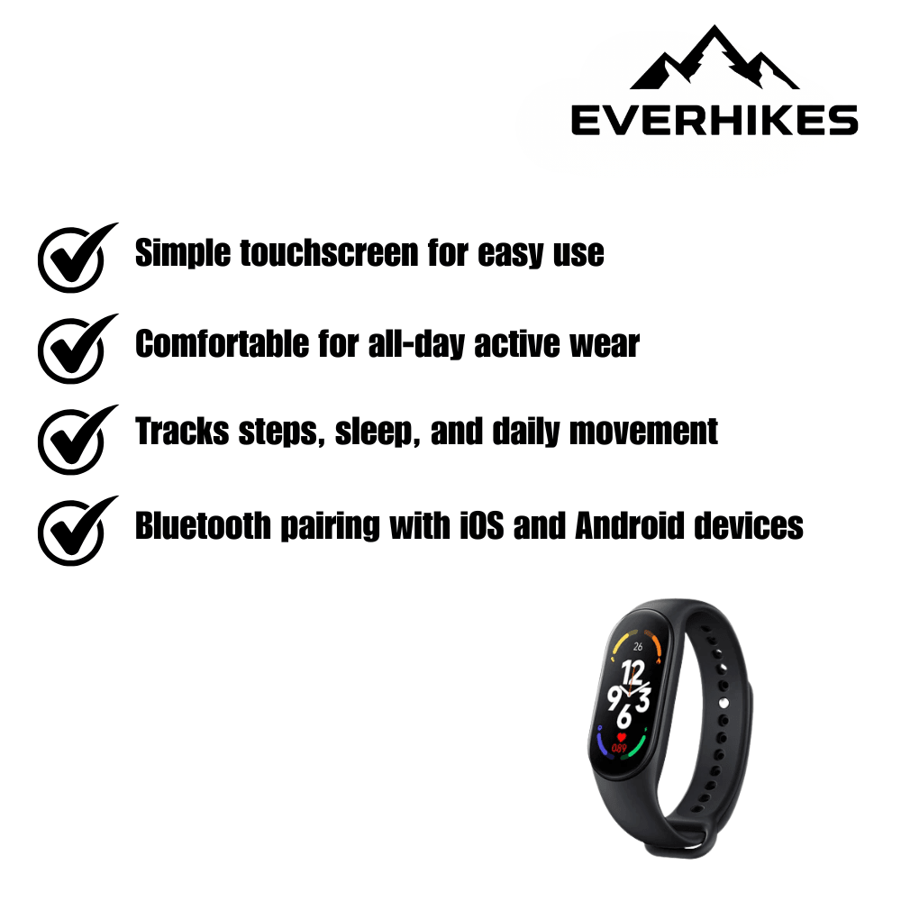 Orologio con Activity Tracker per Bambini — Schermo touchscreen a colori da 0,94 pollici, cinturino leggero in silicone