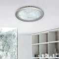 Plafonnier circulaire en cristal, style luxe discret | boxzora