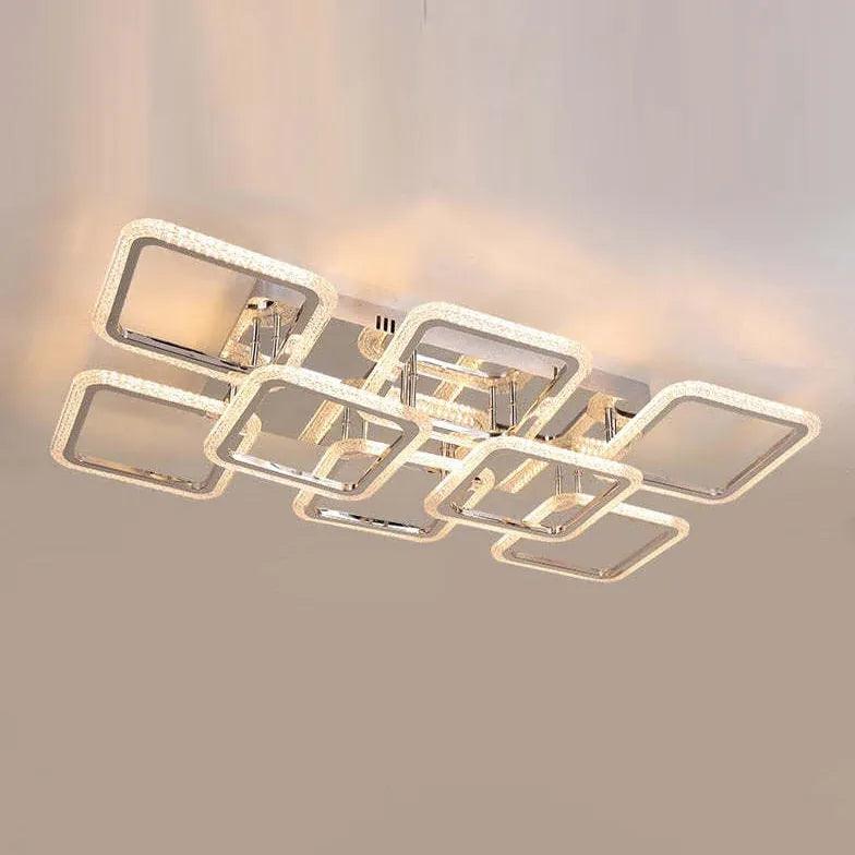 Modern Rectangular Acrylic LED Ceiling Lights | boxzora