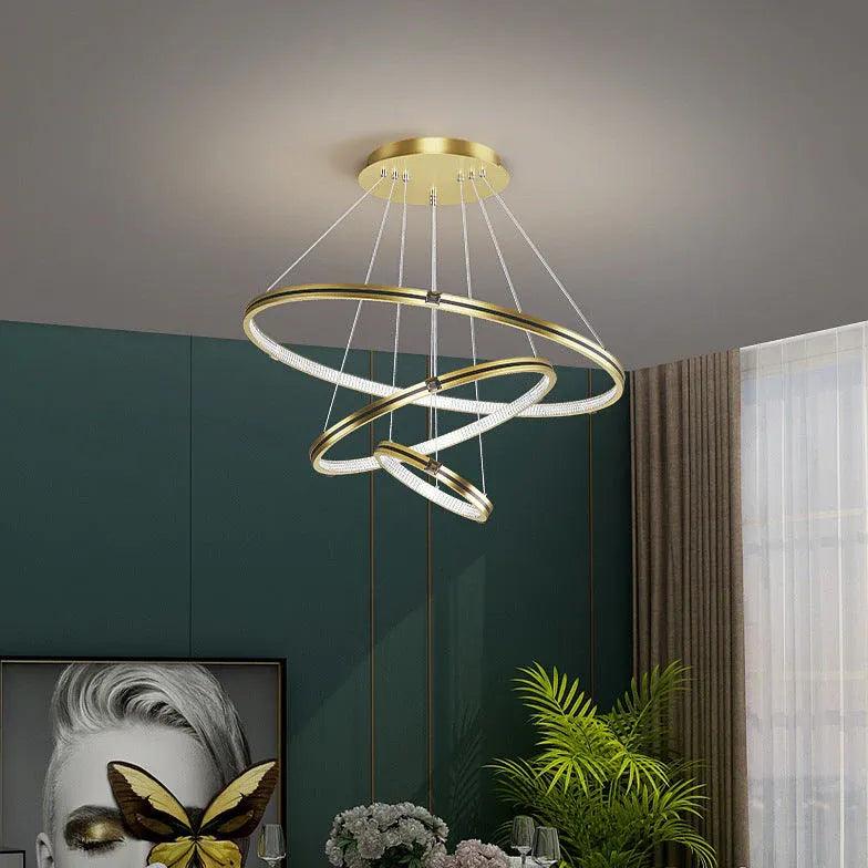 Modern Minimalist Style LED Hoop Pendant Light | boxzora