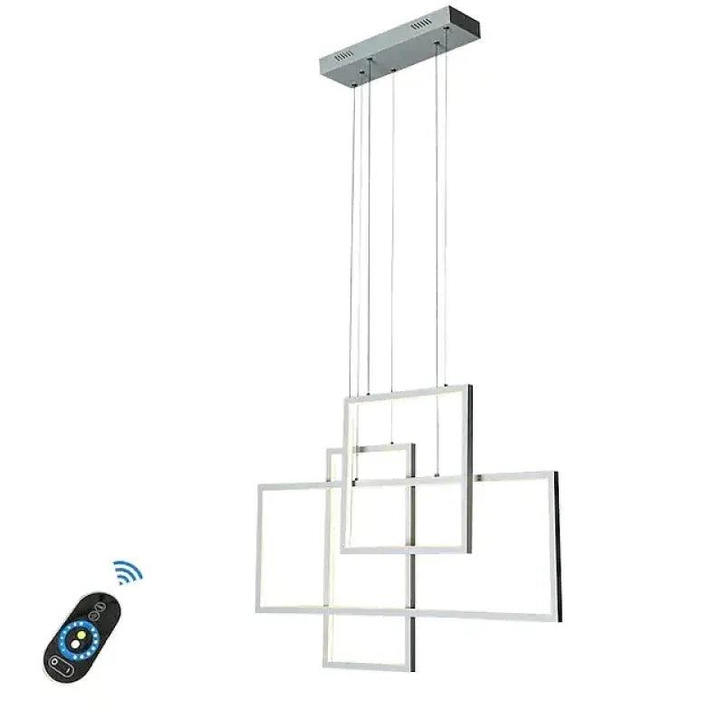Minimalistische zwarte rechthoekige hanglamp | boxzora