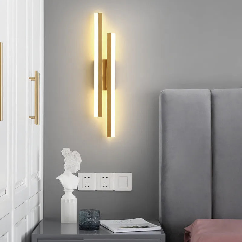 Moderne minimalistische LED-wandlamp — 40 Cm × 10 Cm × 5 Cm, 110–240 V