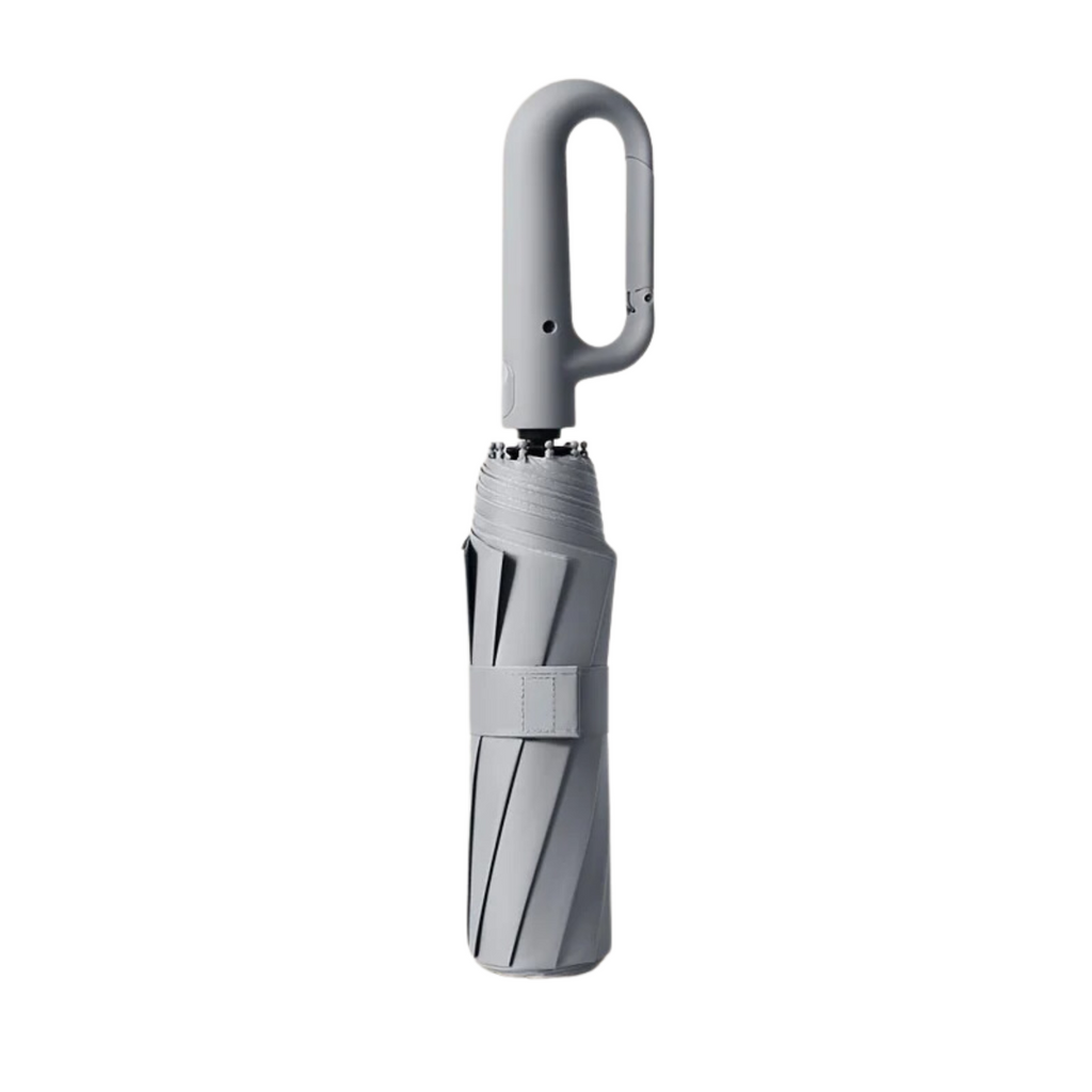 Automatic Compact Folding Umbrella — Wind-Resistant, Large Buckle Handle, Durable Construction