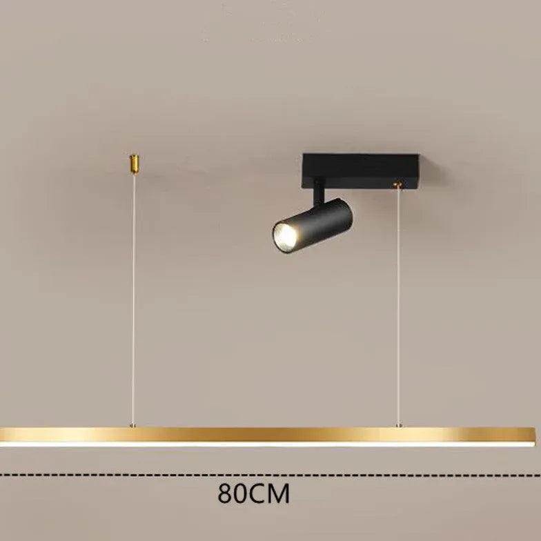Minimalistické dlouhé závěsné světlo do kuchyně | boxzora