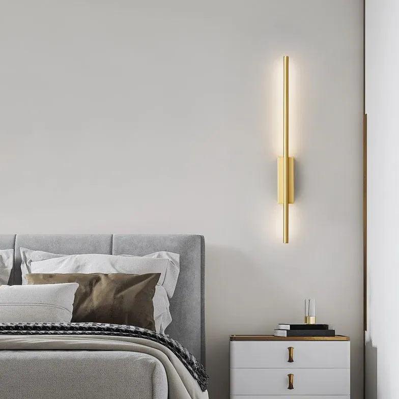 Minimalistyczna miedziana lampa LED do obrazów do łazienki | boxzora