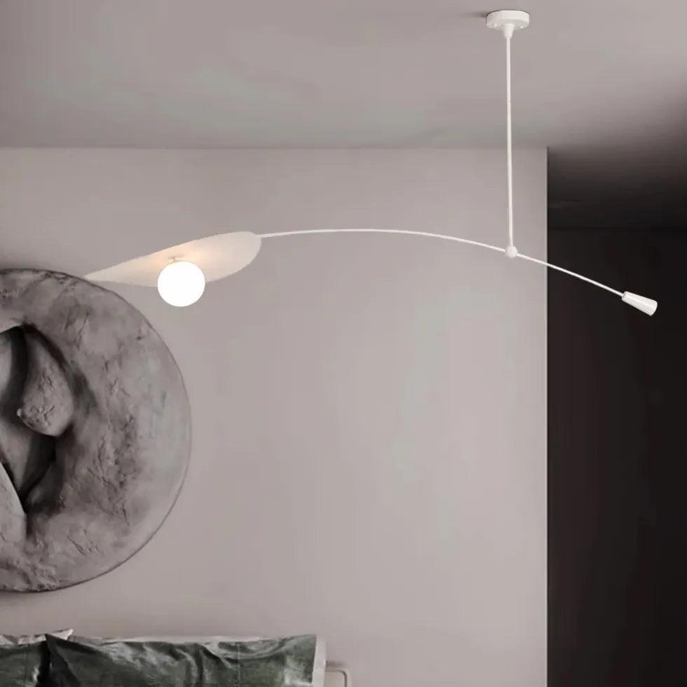 Candeeiros pendentes com design de braço comprido em latão vintage | boxzora