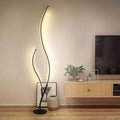 Lampadaire moderne minimaliste incurvé pour salon | boxzora