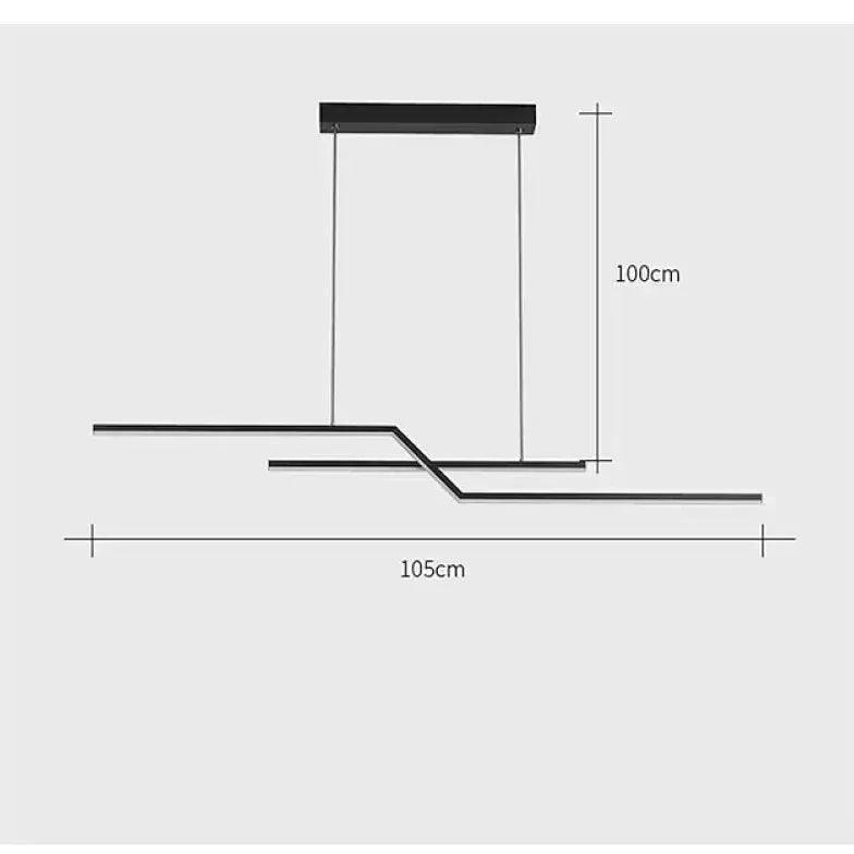 Candeeiro pendente de design minimalista para sala de jantar | boxzora